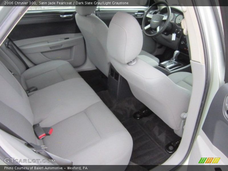 Satin Jade Pearlcoat / Dark Slate Gray/Light Graystone 2006 Chrysler 300