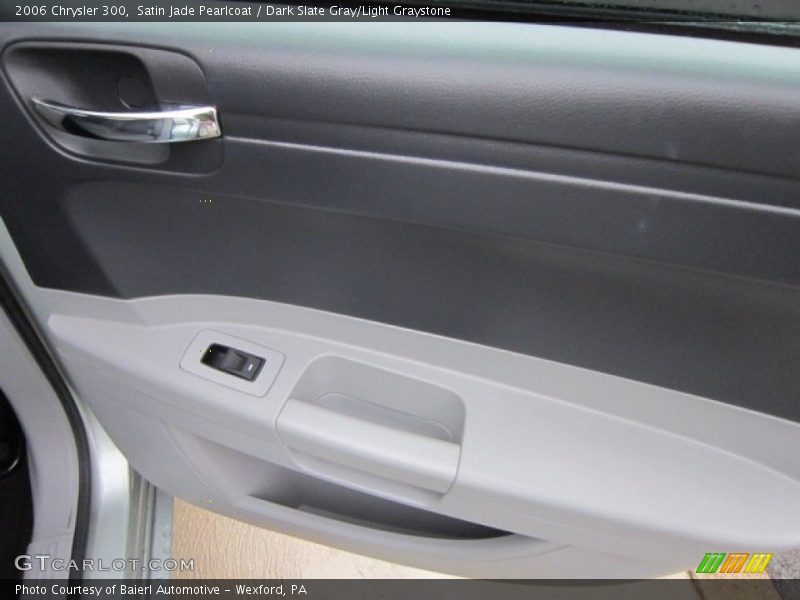 Satin Jade Pearlcoat / Dark Slate Gray/Light Graystone 2006 Chrysler 300