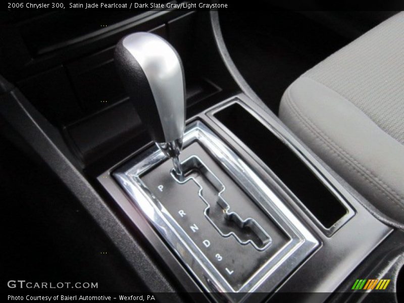 Satin Jade Pearlcoat / Dark Slate Gray/Light Graystone 2006 Chrysler 300