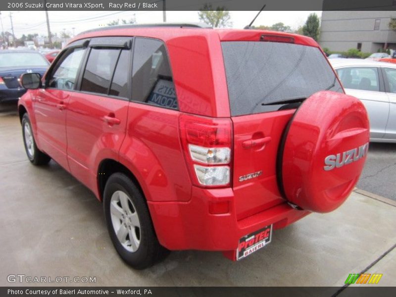 Racy Red / Black 2006 Suzuki Grand Vitara XSport