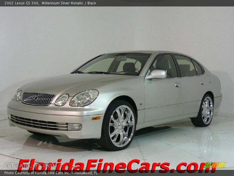 Millennium Silver Metallic / Black 2002 Lexus GS 300