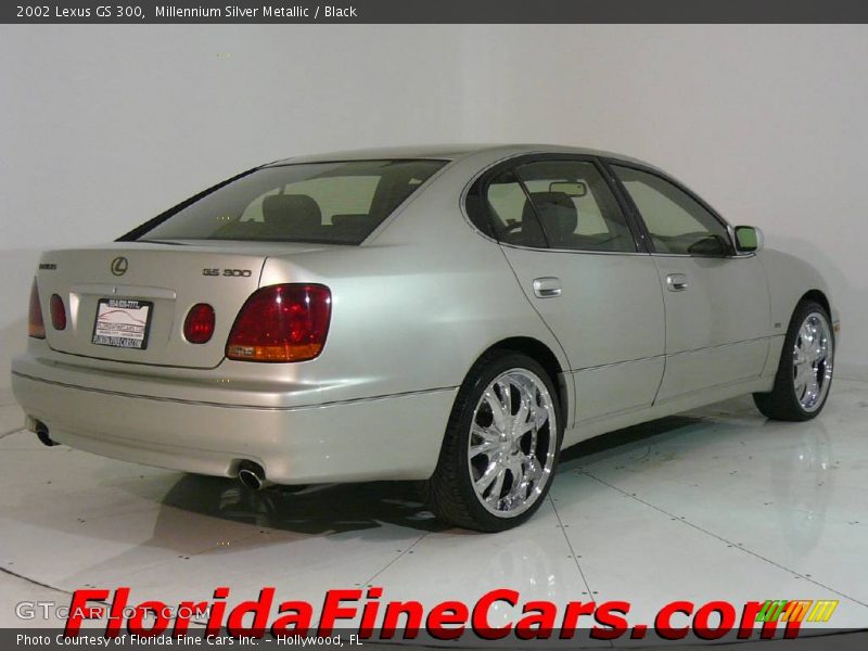Millennium Silver Metallic / Black 2002 Lexus GS 300