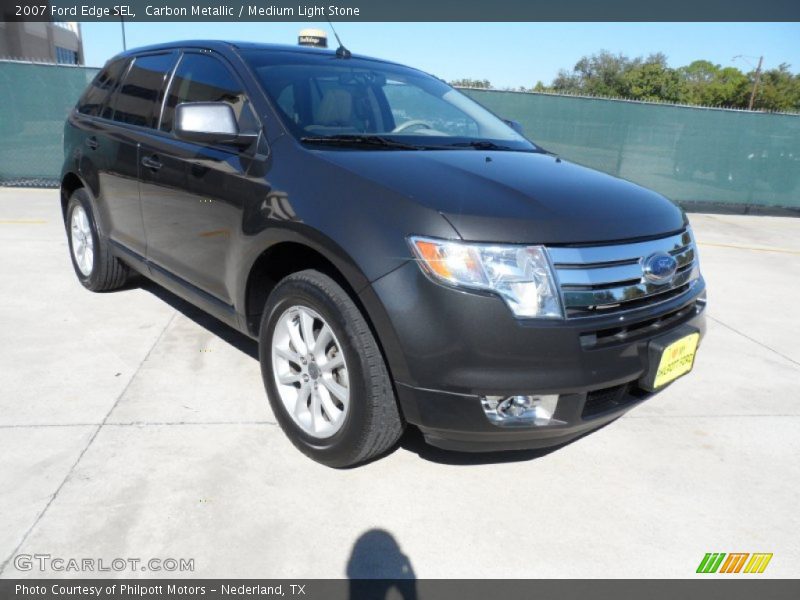 Carbon Metallic / Medium Light Stone 2007 Ford Edge SEL