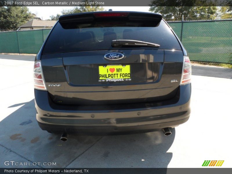 Carbon Metallic / Medium Light Stone 2007 Ford Edge SEL