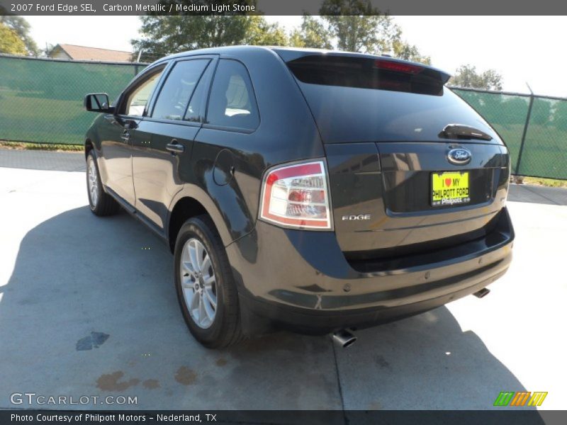 Carbon Metallic / Medium Light Stone 2007 Ford Edge SEL