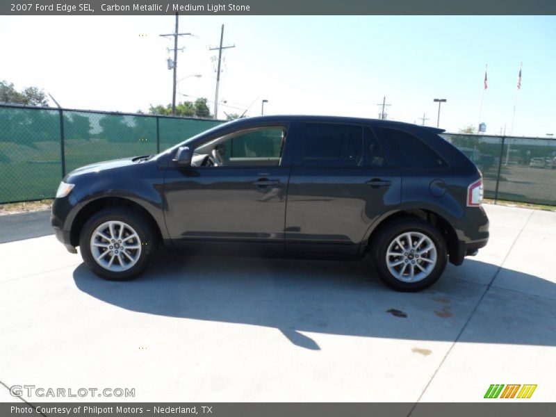 Carbon Metallic / Medium Light Stone 2007 Ford Edge SEL