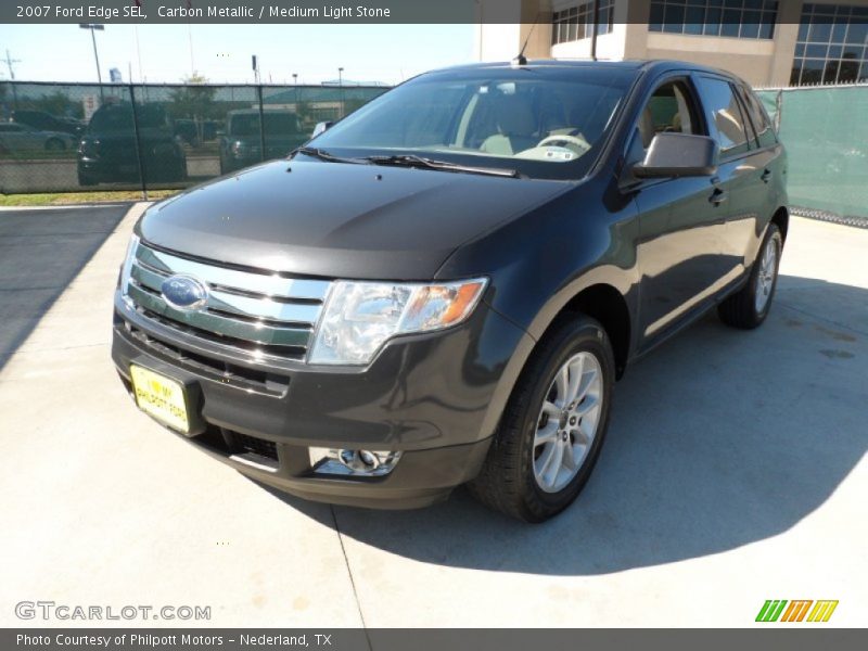 Carbon Metallic / Medium Light Stone 2007 Ford Edge SEL
