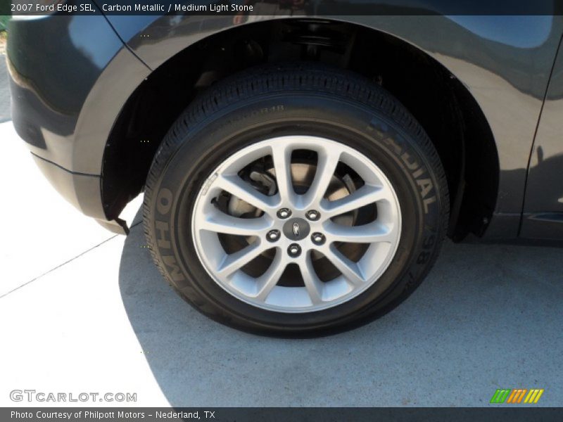 Carbon Metallic / Medium Light Stone 2007 Ford Edge SEL