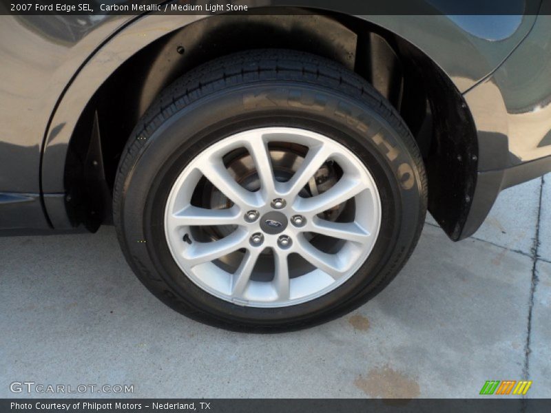 Carbon Metallic / Medium Light Stone 2007 Ford Edge SEL