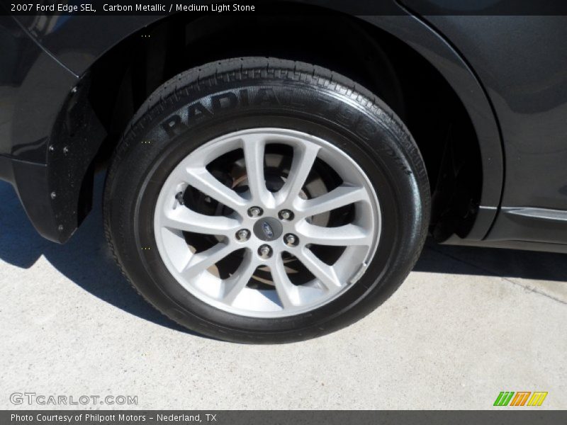 Carbon Metallic / Medium Light Stone 2007 Ford Edge SEL