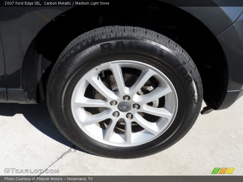 Carbon Metallic / Medium Light Stone 2007 Ford Edge SEL