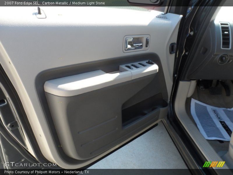 Carbon Metallic / Medium Light Stone 2007 Ford Edge SEL