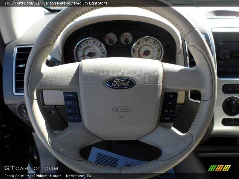 Carbon Metallic / Medium Light Stone 2007 Ford Edge SEL