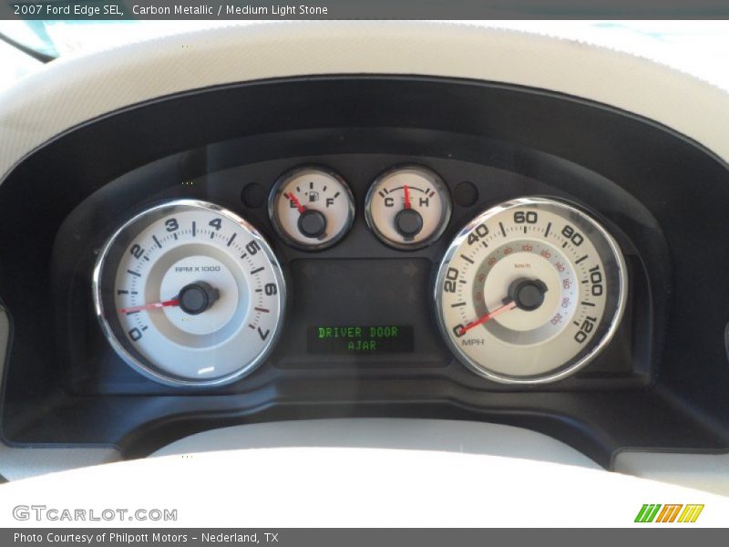 Carbon Metallic / Medium Light Stone 2007 Ford Edge SEL