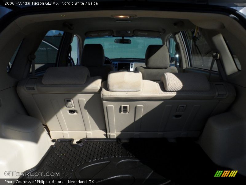 Nordic White / Beige 2006 Hyundai Tucson GLS V6