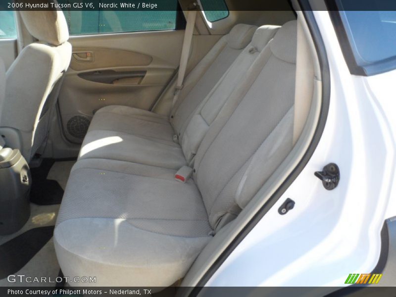 Nordic White / Beige 2006 Hyundai Tucson GLS V6