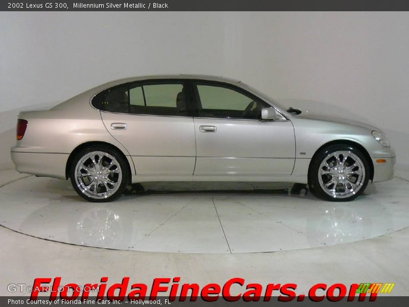Millennium Silver Metallic / Black 2002 Lexus GS 300