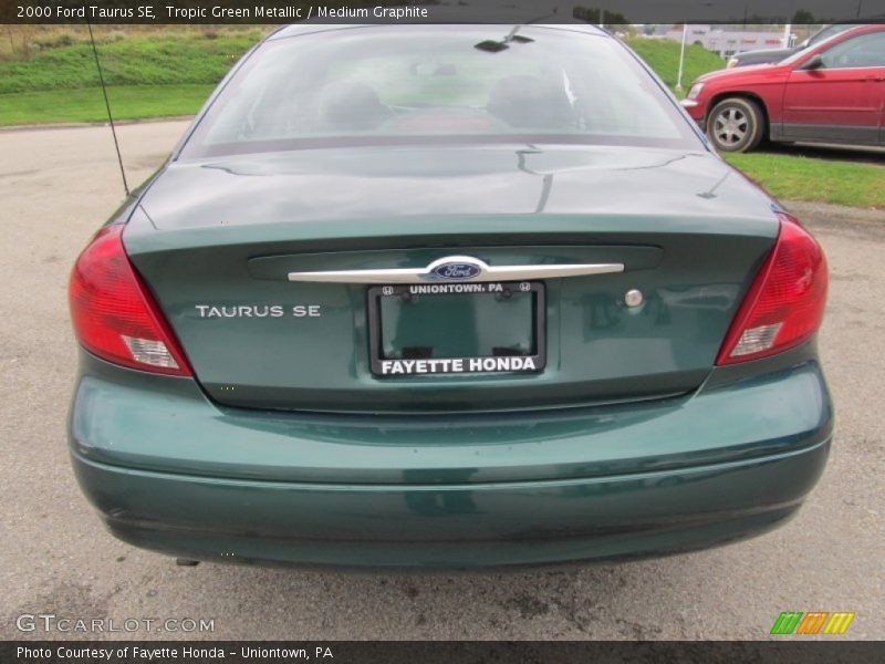 Tropic Green Metallic / Medium Graphite 2000 Ford Taurus SE