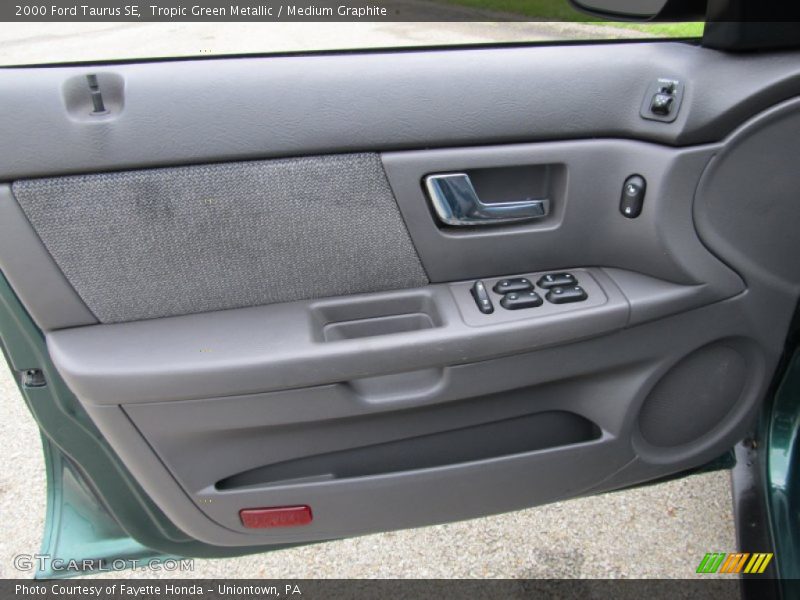 Tropic Green Metallic / Medium Graphite 2000 Ford Taurus SE
