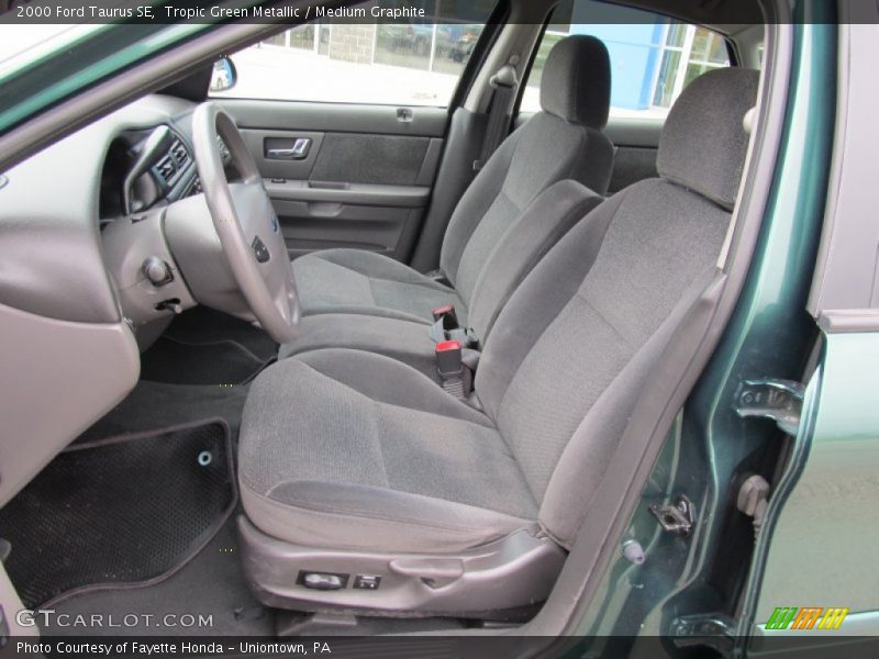 Tropic Green Metallic / Medium Graphite 2000 Ford Taurus SE