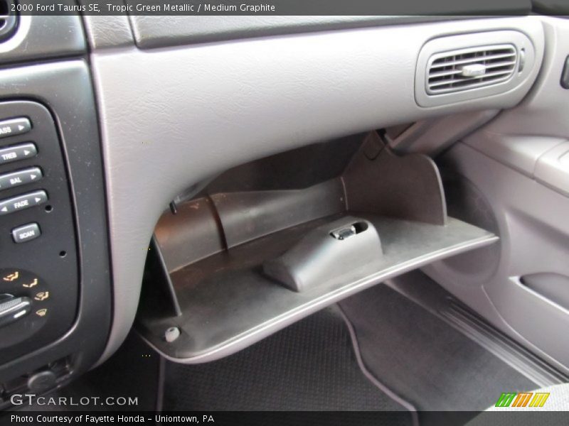 Tropic Green Metallic / Medium Graphite 2000 Ford Taurus SE