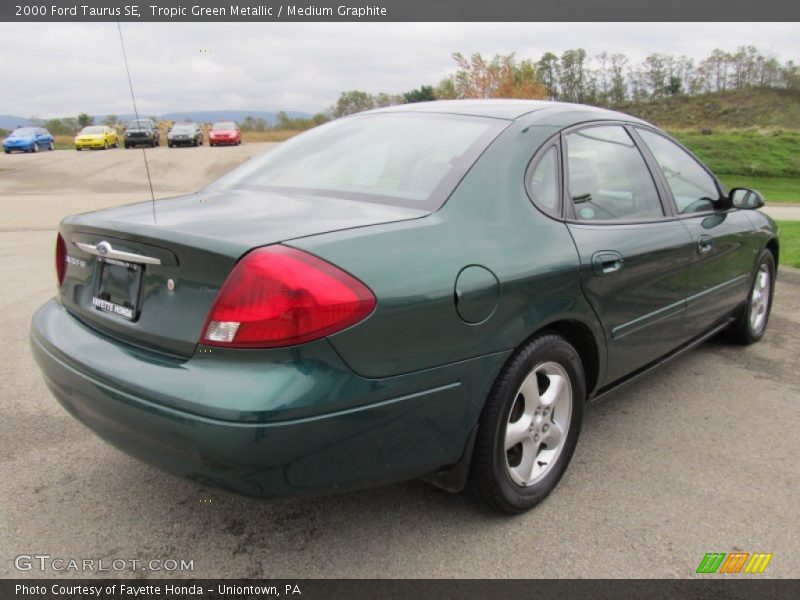 Tropic Green Metallic / Medium Graphite 2000 Ford Taurus SE