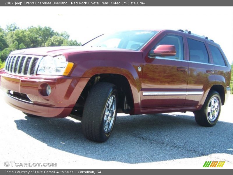 Red Rock Crystal Pearl / Medium Slate Gray 2007 Jeep Grand Cherokee Overland