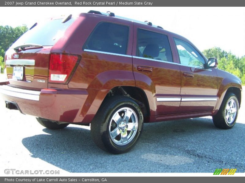 Red Rock Crystal Pearl / Medium Slate Gray 2007 Jeep Grand Cherokee Overland