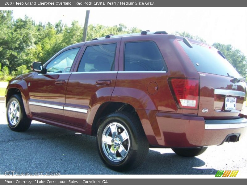 Red Rock Crystal Pearl / Medium Slate Gray 2007 Jeep Grand Cherokee Overland