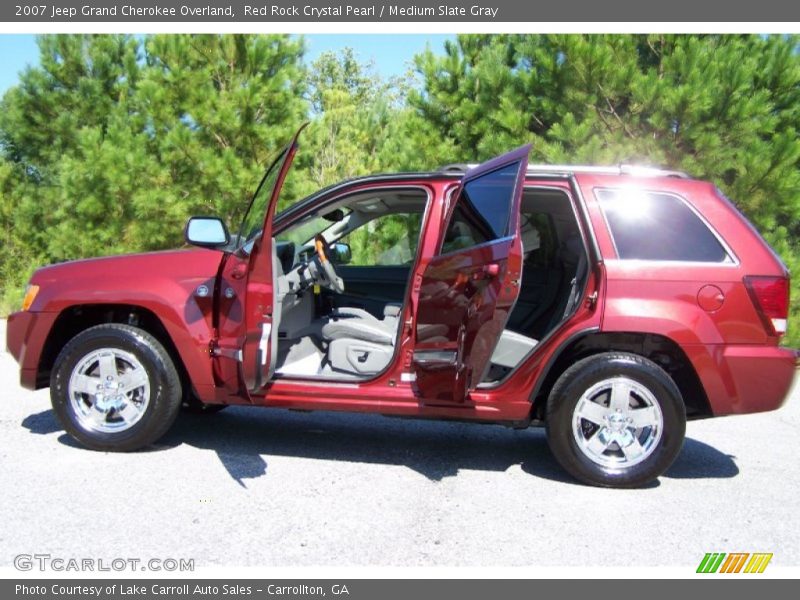 Red Rock Crystal Pearl / Medium Slate Gray 2007 Jeep Grand Cherokee Overland