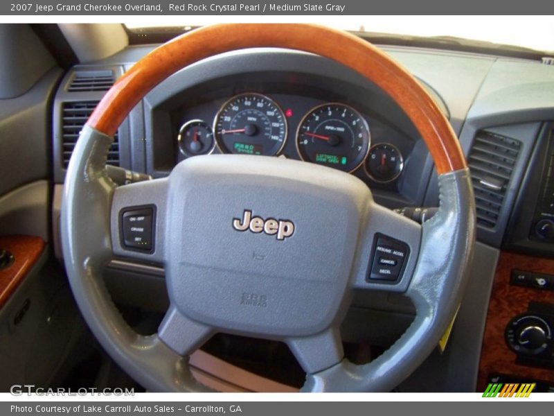 Red Rock Crystal Pearl / Medium Slate Gray 2007 Jeep Grand Cherokee Overland