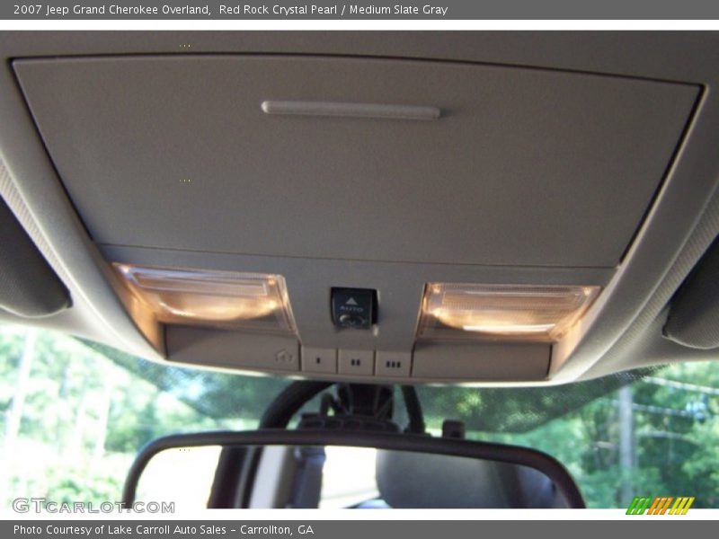 Red Rock Crystal Pearl / Medium Slate Gray 2007 Jeep Grand Cherokee Overland