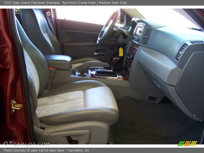 Red Rock Crystal Pearl / Medium Slate Gray 2007 Jeep Grand Cherokee Overland