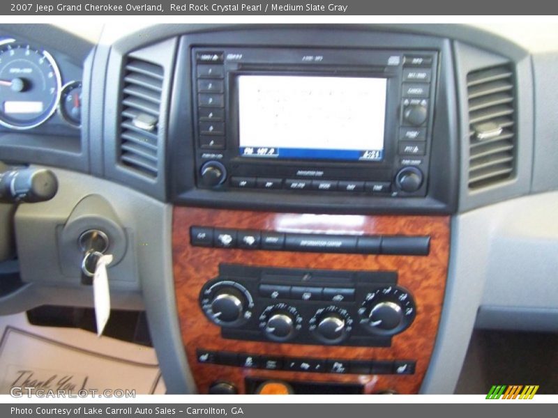 Red Rock Crystal Pearl / Medium Slate Gray 2007 Jeep Grand Cherokee Overland