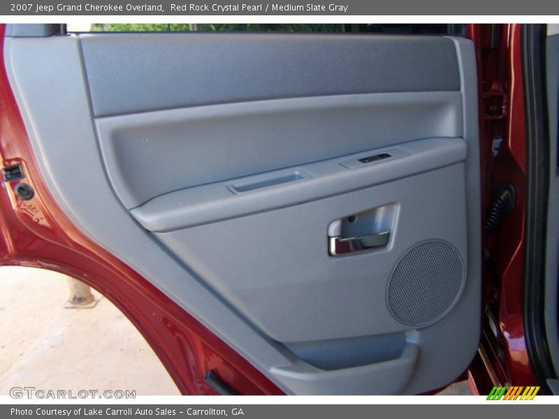 Red Rock Crystal Pearl / Medium Slate Gray 2007 Jeep Grand Cherokee Overland