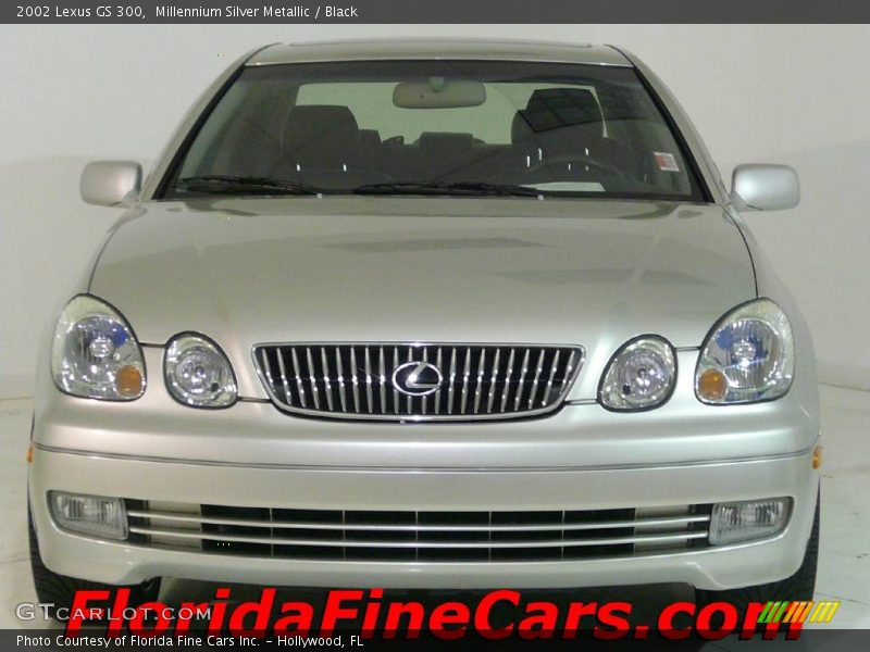 Millennium Silver Metallic / Black 2002 Lexus GS 300
