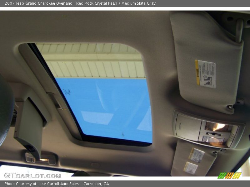 Red Rock Crystal Pearl / Medium Slate Gray 2007 Jeep Grand Cherokee Overland