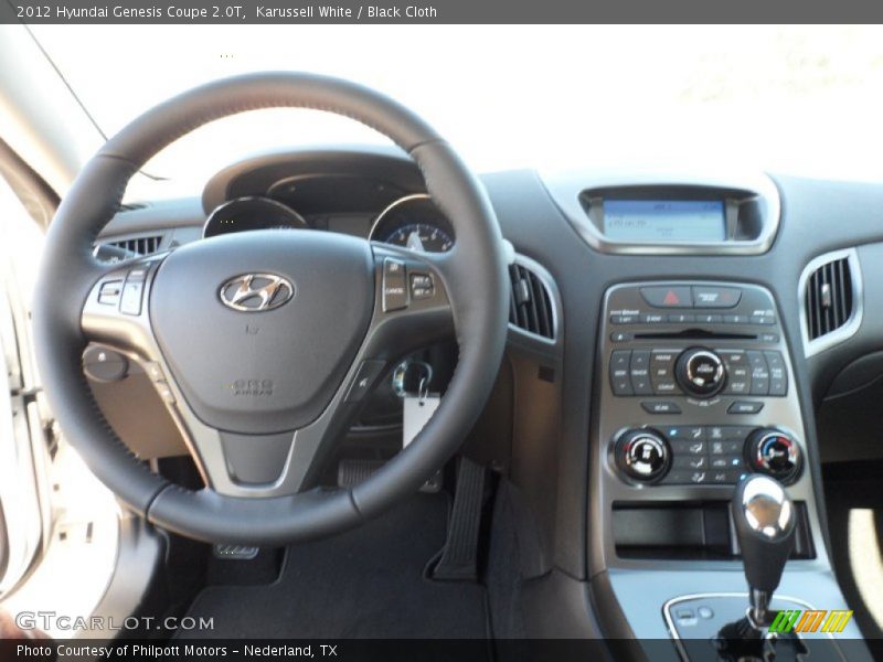 Dashboard of 2012 Genesis Coupe 2.0T