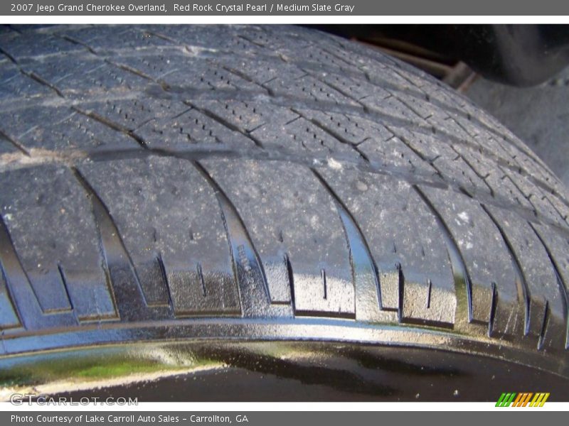 Red Rock Crystal Pearl / Medium Slate Gray 2007 Jeep Grand Cherokee Overland