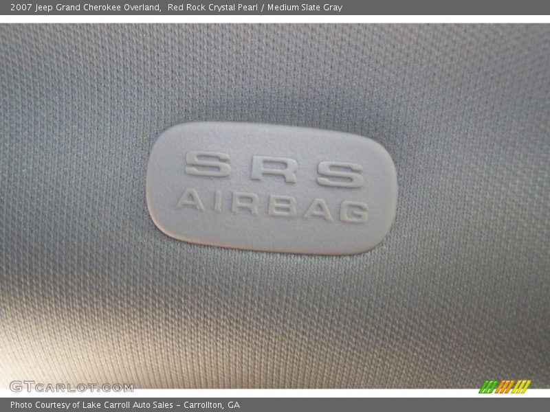 Red Rock Crystal Pearl / Medium Slate Gray 2007 Jeep Grand Cherokee Overland