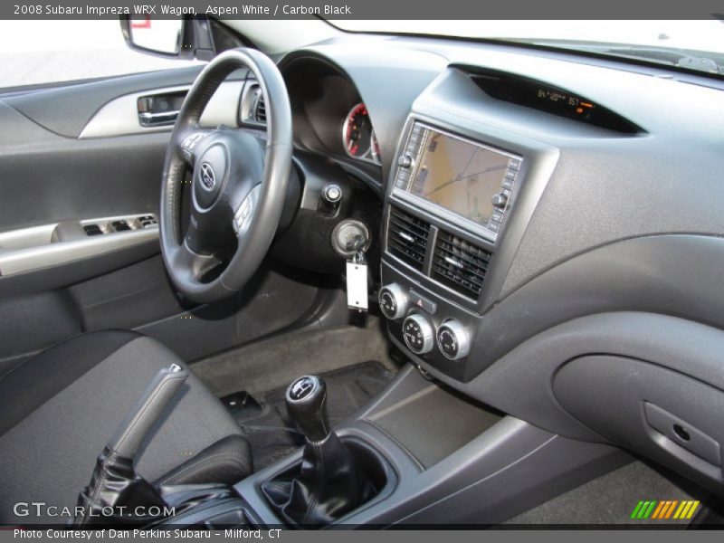  2008 Impreza WRX Wagon Carbon Black Interior