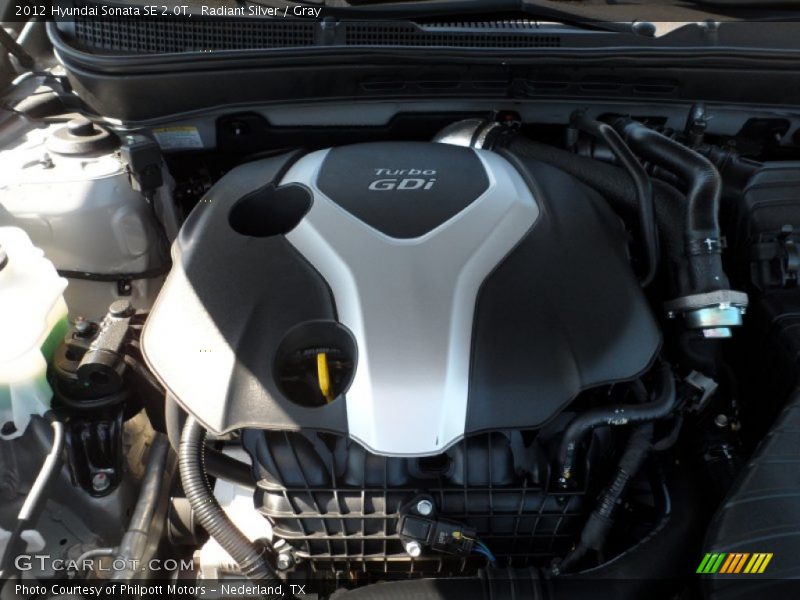  2012 Sonata SE 2.0T Engine - 2.0 Liter GDI Turbocharged DOHC 16-Valve D-CVVT 4 Cylinder