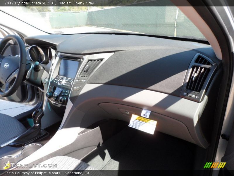Radiant Silver / Gray 2012 Hyundai Sonata SE 2.0T