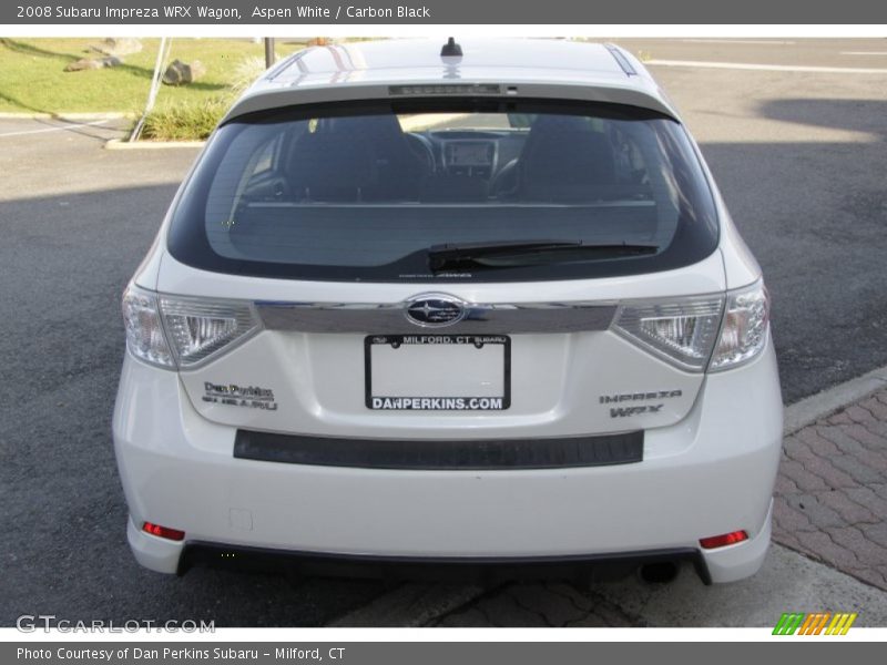 Aspen White / Carbon Black 2008 Subaru Impreza WRX Wagon