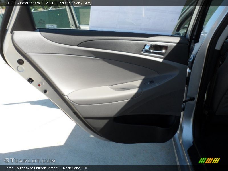 Radiant Silver / Gray 2012 Hyundai Sonata SE 2.0T