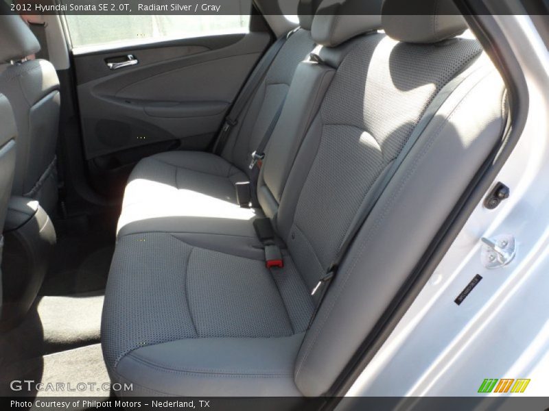 Radiant Silver / Gray 2012 Hyundai Sonata SE 2.0T