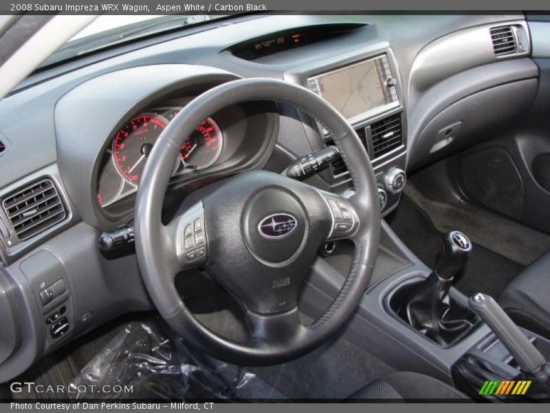 Aspen White / Carbon Black 2008 Subaru Impreza WRX Wagon