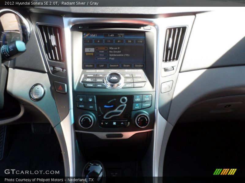 Controls of 2012 Sonata SE 2.0T