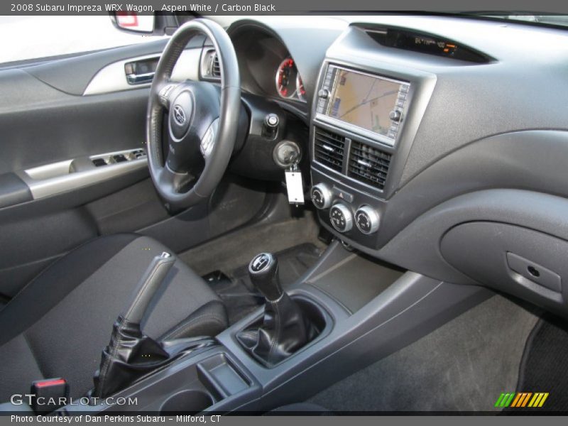 Aspen White / Carbon Black 2008 Subaru Impreza WRX Wagon