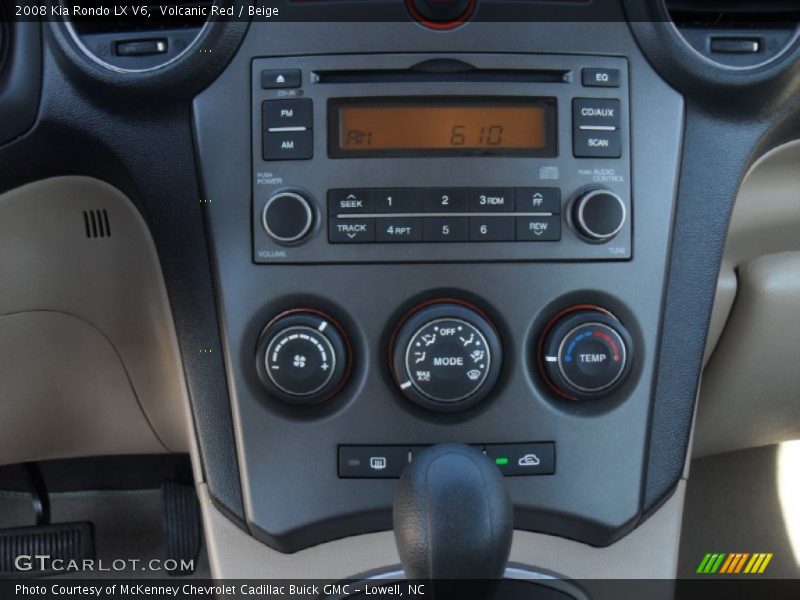 Volcanic Red / Beige 2008 Kia Rondo LX V6